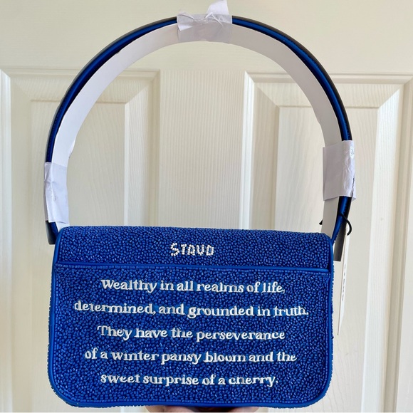 STAUD ZODIAC BEADED TOMMY BAG CAPRICORN - Picture 8 of 8